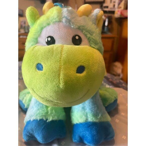 Peek-a-boo Toys Inc Kids Multicolor Polyester Fiber Dragon Plush Toy - Picture 10 of 10
